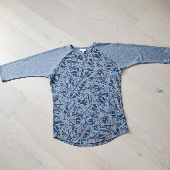 LuLaRoe Randy Mickey Baseball Tshirt - Picture 2 of 6